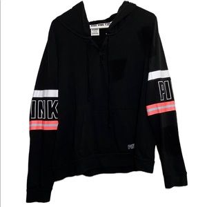 Victoria’s Secret PINK Lattice Neckline Pullover Hoodie Sweatshirt